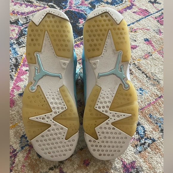 Nike AirJordan 6 Retro Pantone GG Still Blue Sneaker - Picture 7 of 8